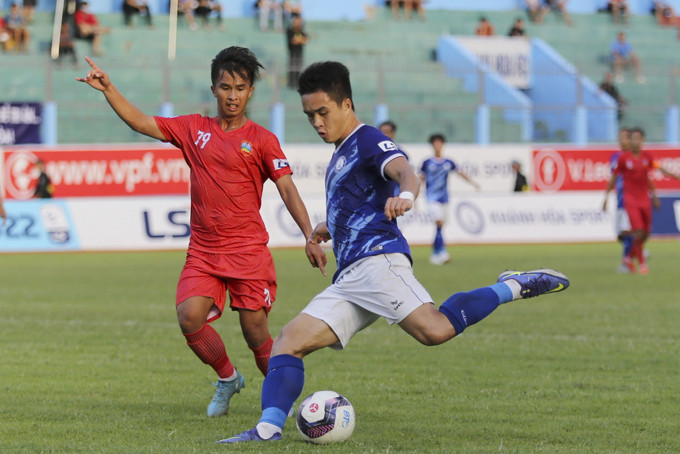 Trận đấu giữa Khánh Hòa FC gặp Bình Phước ở vòng 10  trên sân nhà 19-8 Nha Trang.