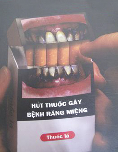 Cần tăng diện tích cảnh báo sức khỏe trên bao bì sản phẩm thuốc lá.