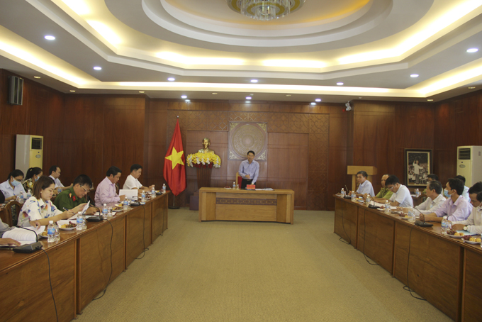 Ông Đinh Văn Thiệu phát biểu chỉ đạo.