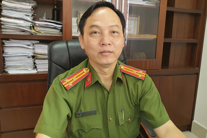  Thượng tá Hồ Chí Thanh - Phó Trưởng phòng Cảnh sát PCCC và cứu nạn, cứu hộ