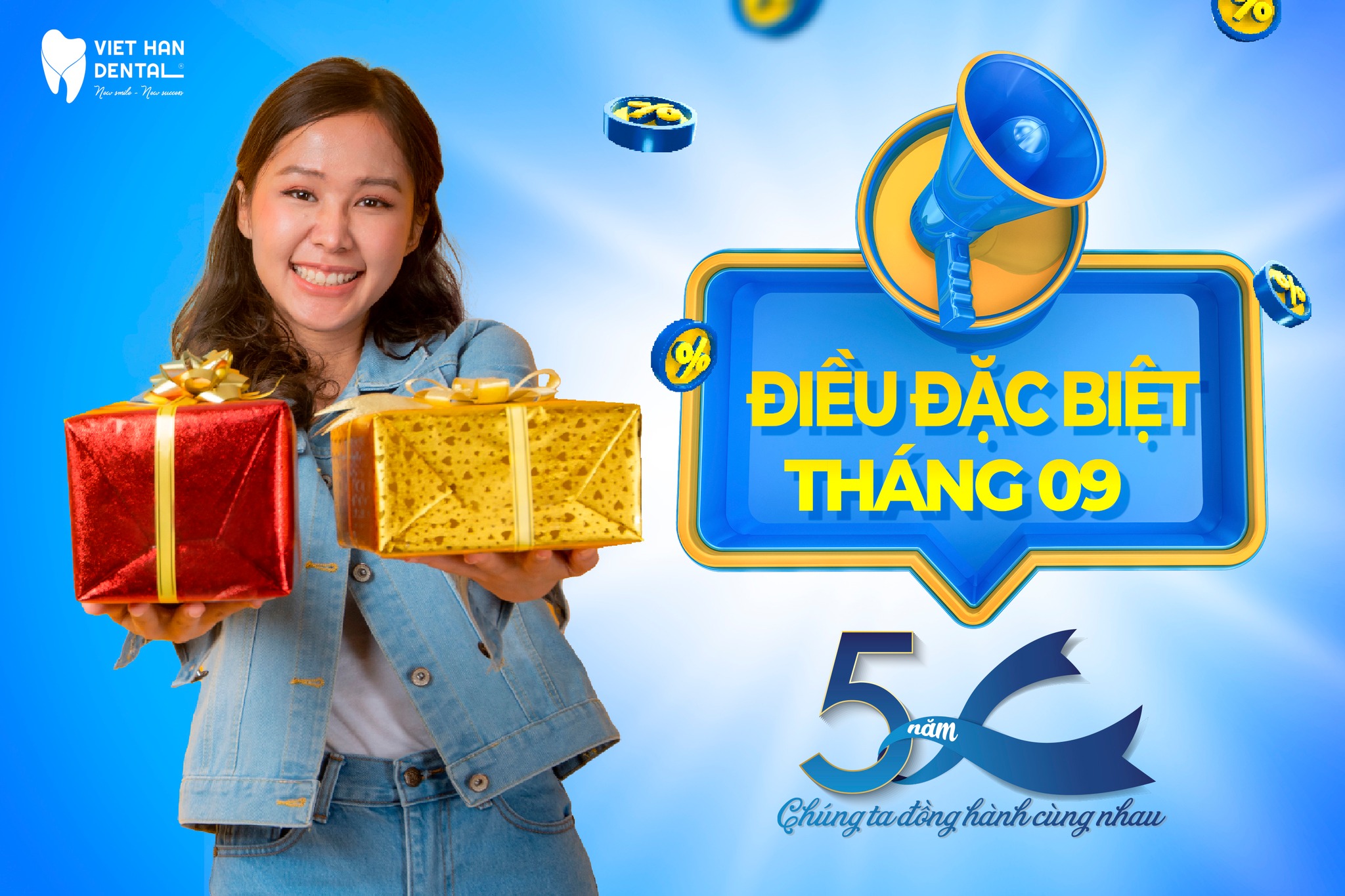 Ưu đãi tháng sinh nhật lớn nhất 1 năm 1 lần tại Nha khoa Việt Hàn