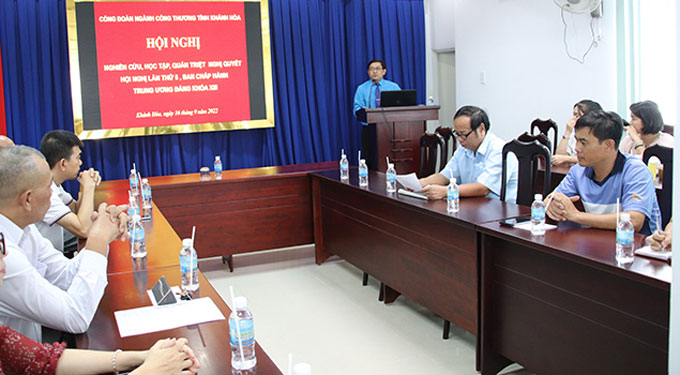 Công đoàn ngành Công Thương học tập, quán triệt các nghị quyết Trung ương