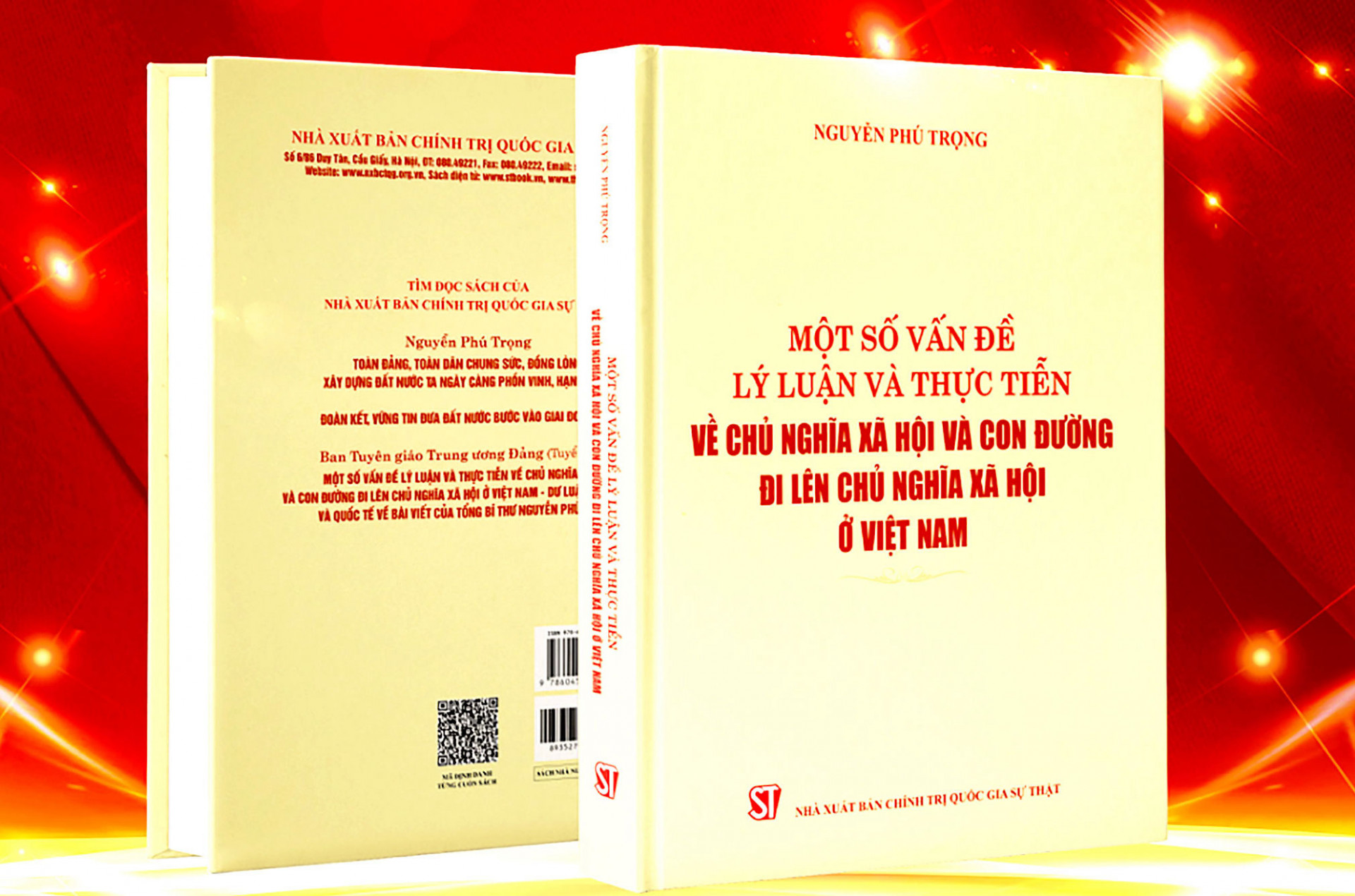 Cuốn sách “Một số vấn đề lý luận và thực tiễn về chủ nghĩa xã hội và con đường đi lên chủ nghĩa xã hội ở Việt Nam &quot; của Tổng Bí thư Nguyễn Phú Trọng.