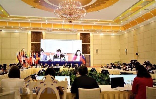 Quang cảnh Hội nghị Bộ trưởng kinh tế ASEAN-Nga. (Ảnh: Huỳnh Thảo/TTXVN)