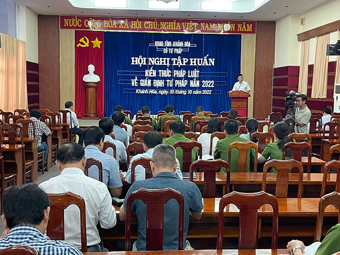 Tập huấn kiến thức pháp luật về giám định tư pháp năm 2022