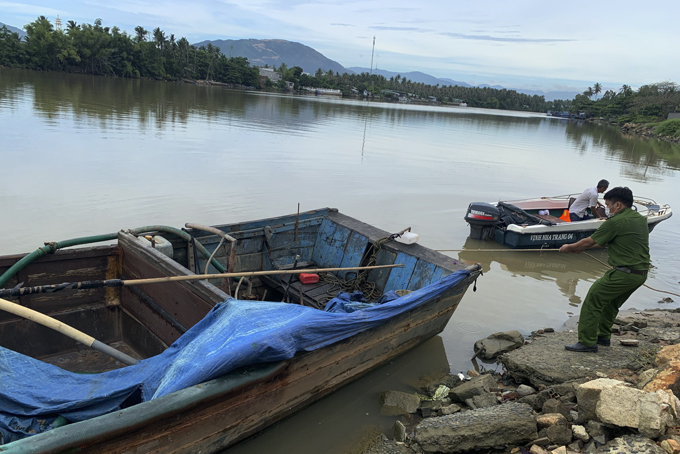 Công an TP. Nha Trang: Phát hiện nhiều vụ khai thác khoáng sản trái phép
