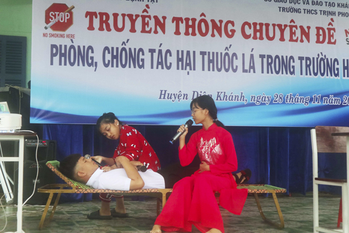Ngăn ngừa học sinh sử dụng thuốc lá