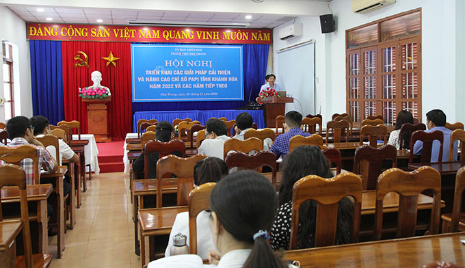 Nha Trang: Tổ chức hội nghị triển khai các giải pháp cải thiện, nâng cao chỉ số PAPI