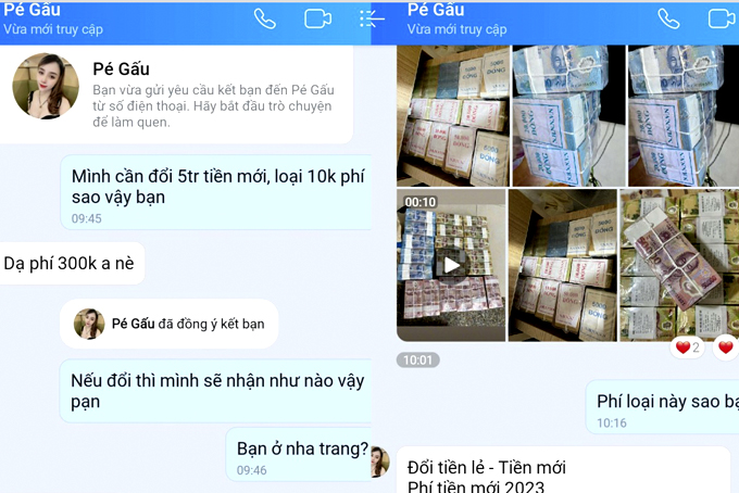 Nở rộ dịch vụ đổi tiền lẻ dịp cuối năm