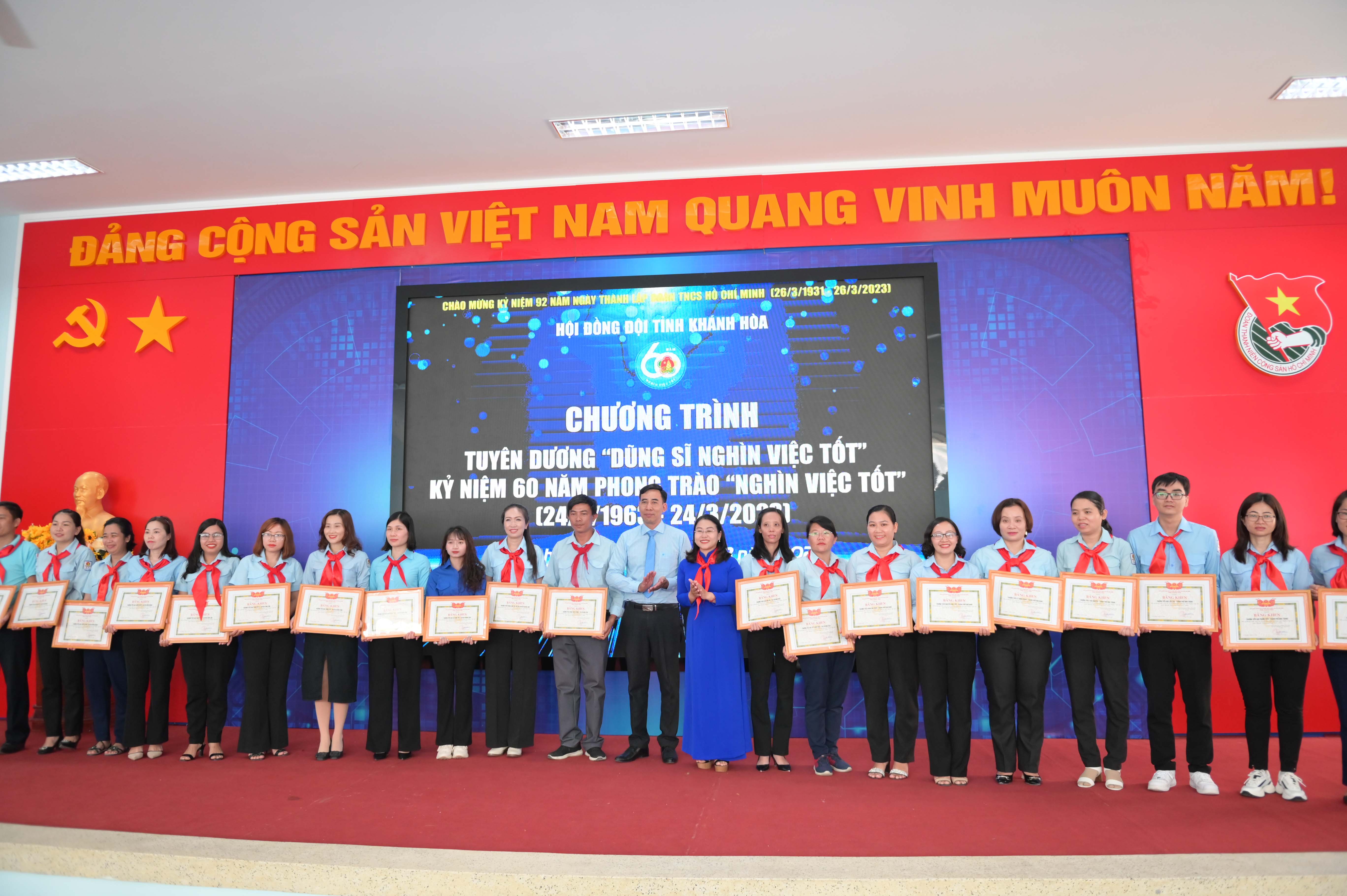 Tuyên dương 60 đội viên đạt danh hiệu "Dũng sĩ nghìn việc tốt"