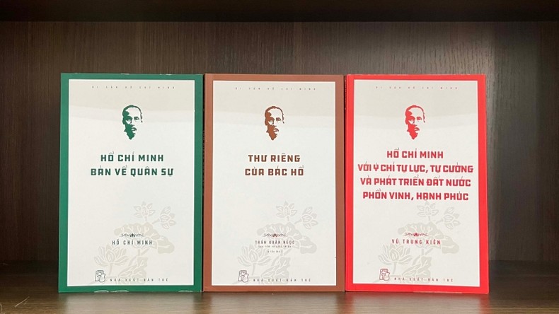 Ba tựa sách mới trong “Bộ sách di sản Hồ Chí Minh”.