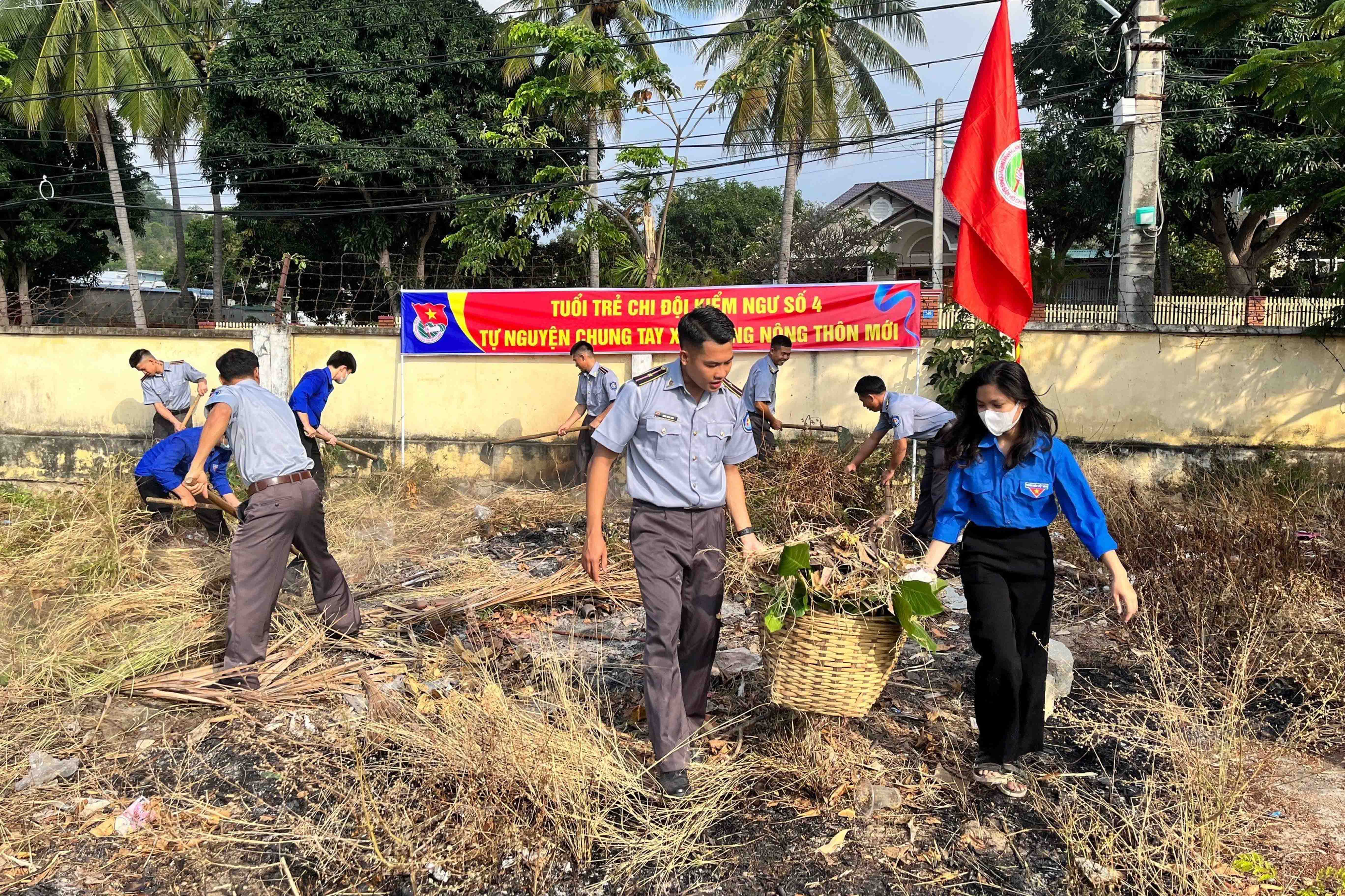 Đội 1, Chi đội Kiểm ngư số 4: Tổ chức hoạt động hưởng ứng xây dựng nông thôn mới