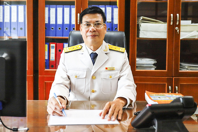 ông Lương Xuân Thu - Trưởng phòng Tuyên truyền và Hỗ trợ người nộp thuế (NNT), Cục Thuế tỉnh