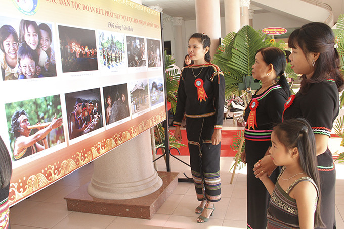 Đồng bào dân tộc thiểu số  tham dự Đại hội các dân tộc thiểu số tỉnh Khánh Hòa lần thứ 3 năm 2019.