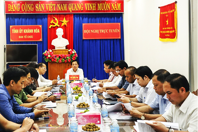 Giao ban trực tuyến toàn quốc ngành Tổ chức xây dựng Đảng