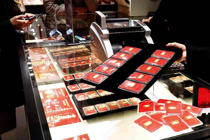 Giá vàng sáng 5/4 tăng 200 nghìn đồng/lượng